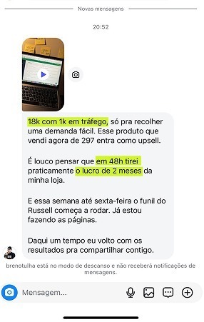 Faturou em 48h mais que em 2 meses de loja fisica 1cor